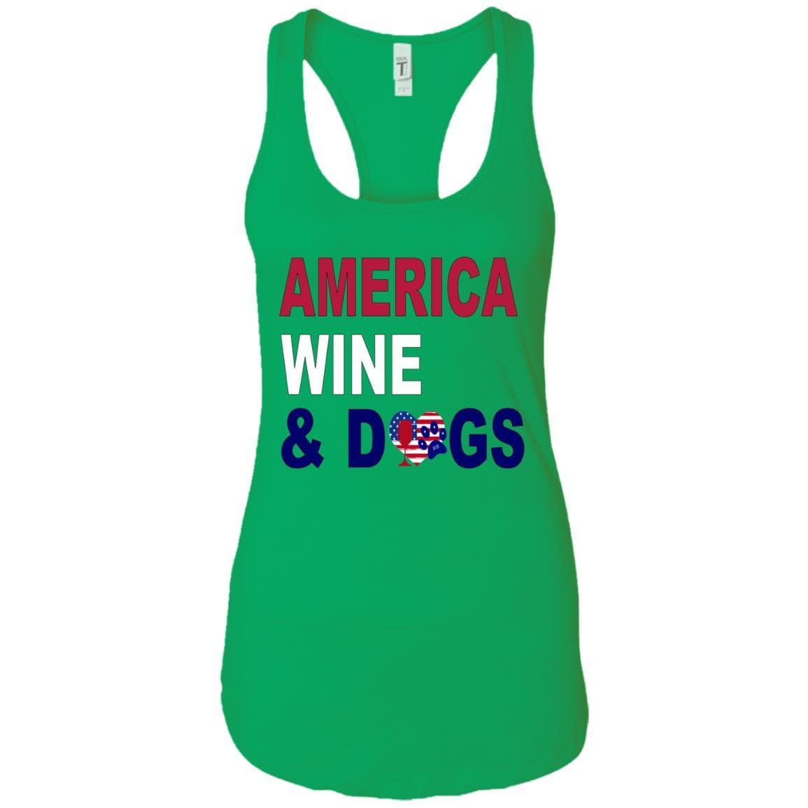 T-Shirts Kelly Green / X-Small WineyBitches.Co Ladies Ideal Racerback Tank WineyBitchesCo
