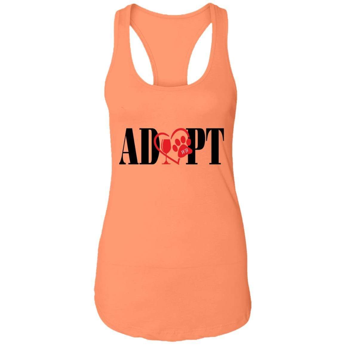 T-Shirts Light Orange / X-Small NL1533 Next Level Ladies Ideal Racerback Tank WineyBitchesCo