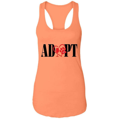 T-Shirts Light Orange / X-Small NL1533 Next Level Ladies Ideal Racerback Tank WineyBitchesCo