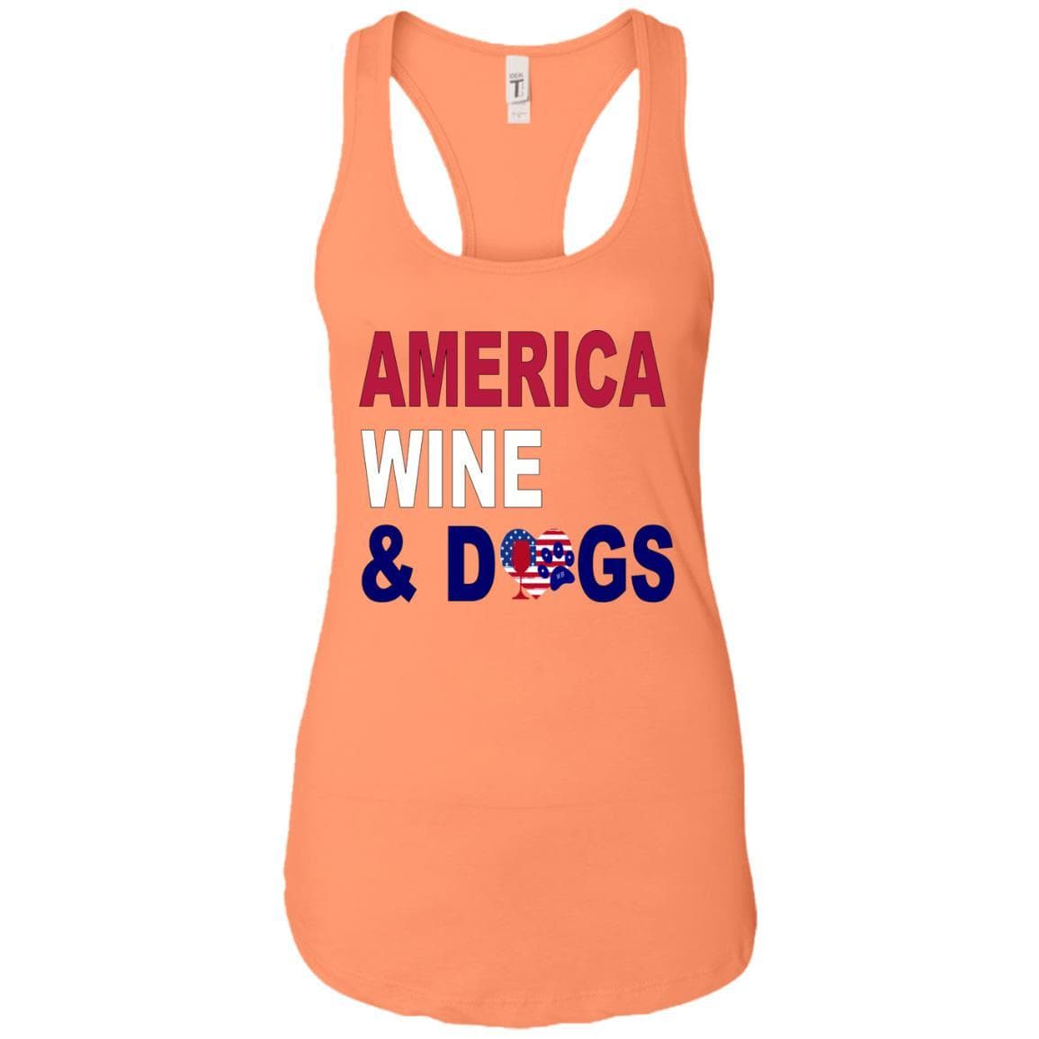 T-Shirts Light Orange / X-Small WineyBitches.Co Ladies Ideal Racerback Tank WineyBitchesCo