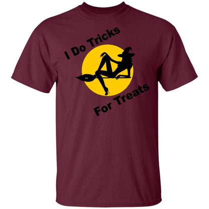 T-Shirts Maroon / S WineyBitches.Co "I Do Tricks For Treats" Ultra Cotton T-Shirt WineyBitchesCo