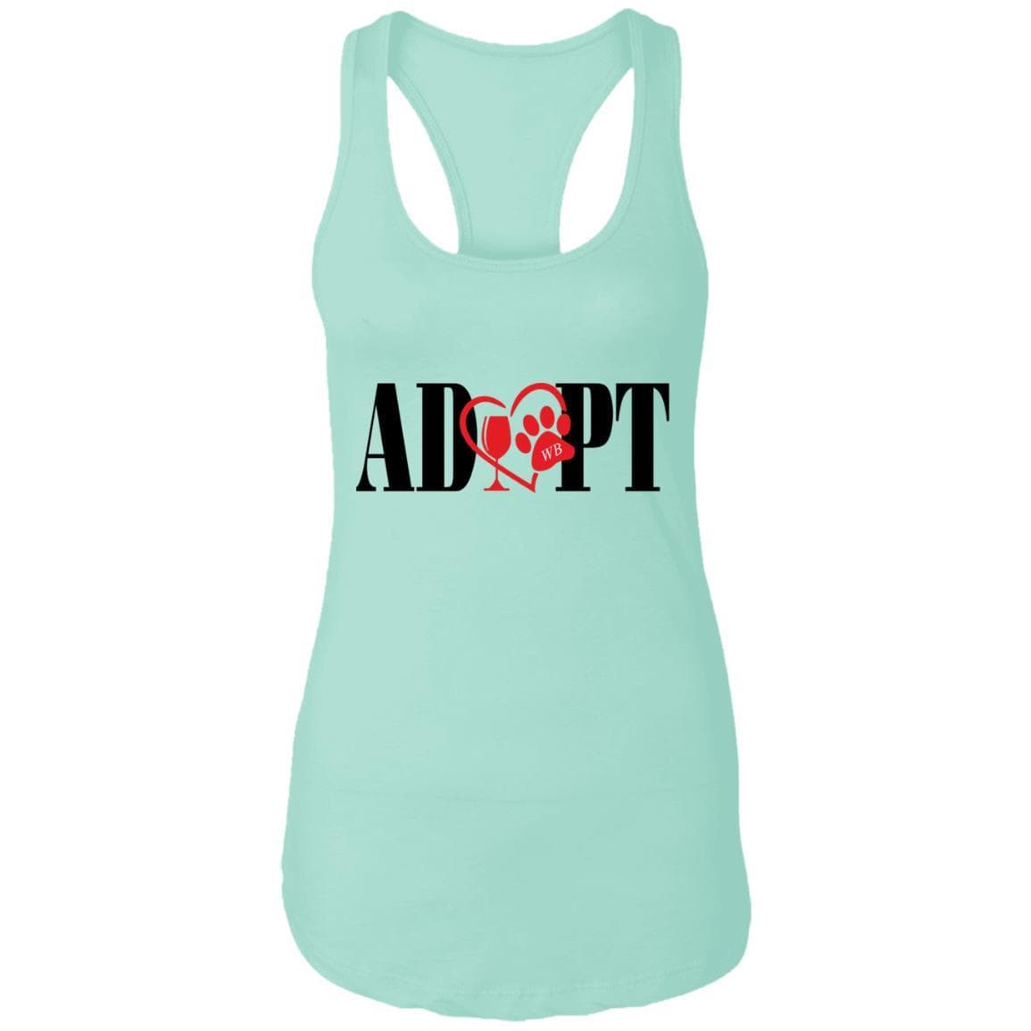 T-Shirts Mint / X-Small NL1533 Next Level Ladies Ideal Racerback Tank WineyBitchesCo