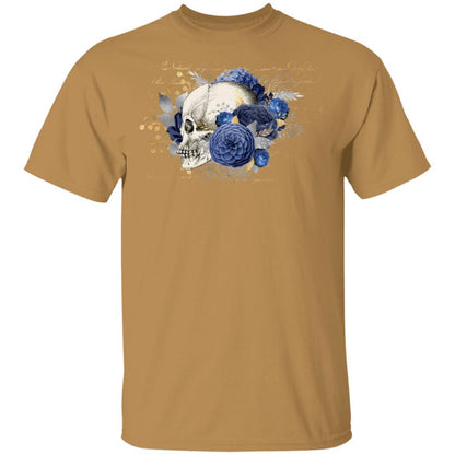 T-Shirts Old Gold / S Winey Bitches Co Skull Design #5 5.3 oz. T-Shirt WineyBitchesCo
