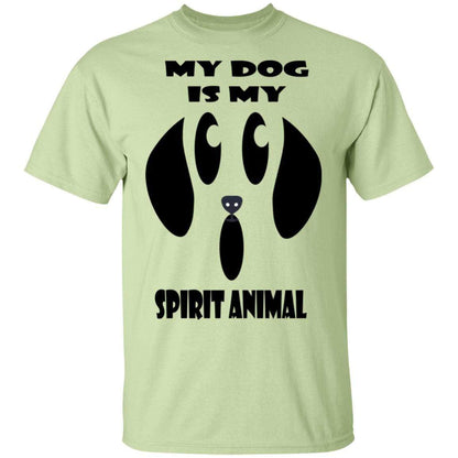 T-Shirts Pistachio / S WineyBitches.Co "My Dog Is My Spirit Animal" Halloween Ultra Cotton T-Shirt WineyBitchesCo