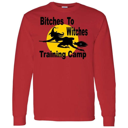 G540 Gildan LS T-Shirt 5.3 oz. - Winey Bitches - Wine- Women- K9's