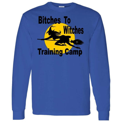 G540 Gildan LS T-Shirt 5.3 oz. - Winey Bitches - Wine- Women- K9's