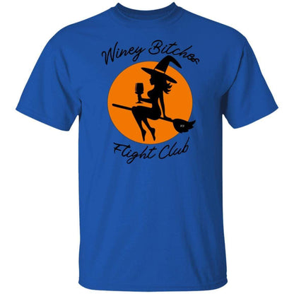 T-Shirts Royal / S WineyBitches.Co "Winey Bitches Flight Club" Ultra Cotton T-Shirt WineyBitchesCo