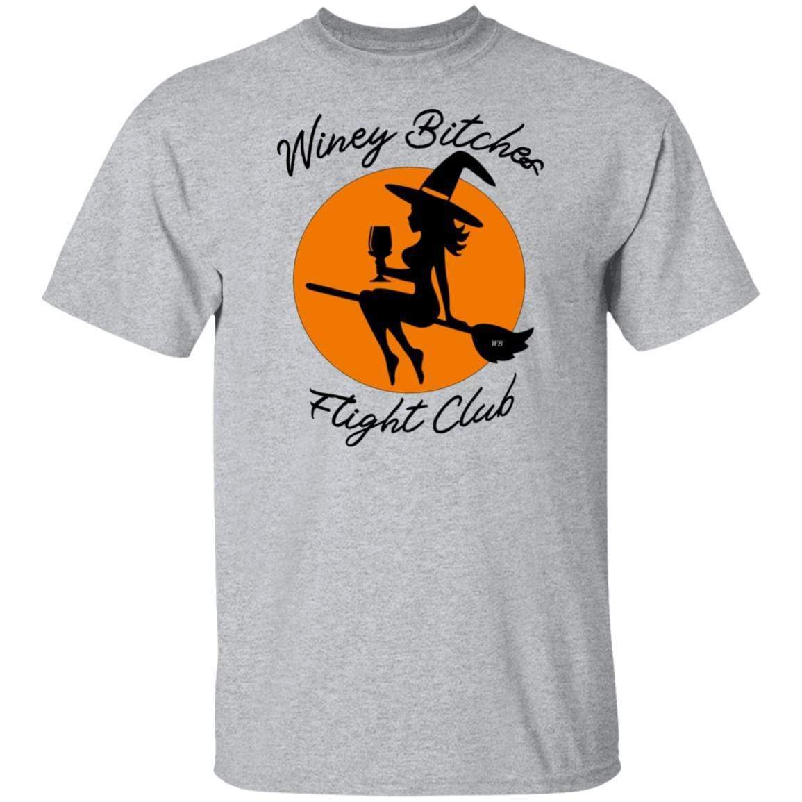 T-Shirts Sport Grey / S WineyBitches.Co "Winey Bitches Flight Club" Ultra Cotton T-Shirt WineyBitchesCo