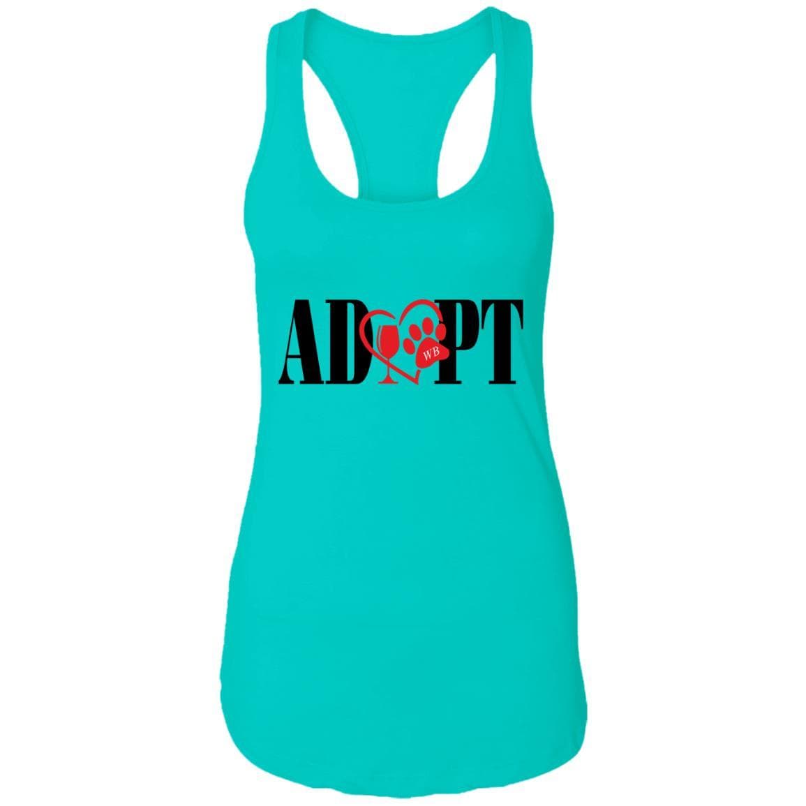 T-Shirts Tahiti Blue / X-Small NL1533 Next Level Ladies Ideal Racerback Tank WineyBitchesCo