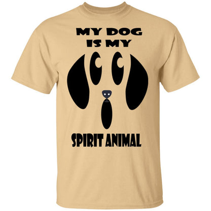 T-Shirts Vegas Gold / S WineyBitches.Co "My Dog Is My Spirit Animal" Halloween Ultra Cotton T-Shirt WineyBitchesCo