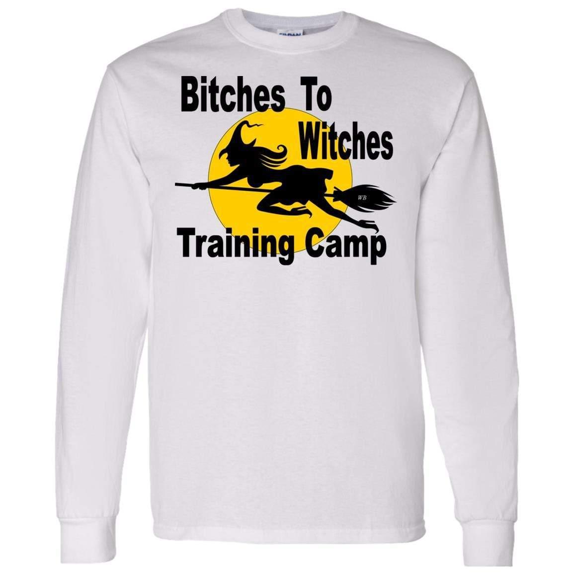 G540 Gildan LS T-Shirt 5.3 oz. - Winey Bitches - Wine- Women- K9's