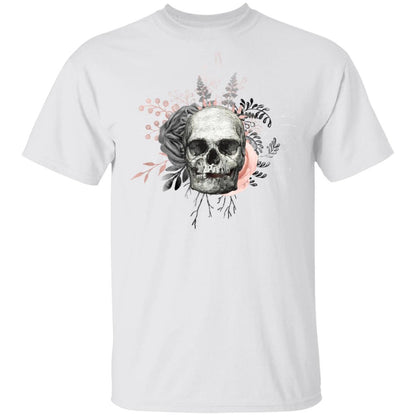 T-Shirts White / S Winey Bitches Co Skull Design #4 5.3 oz. T-Shirt WineyBitchesCo