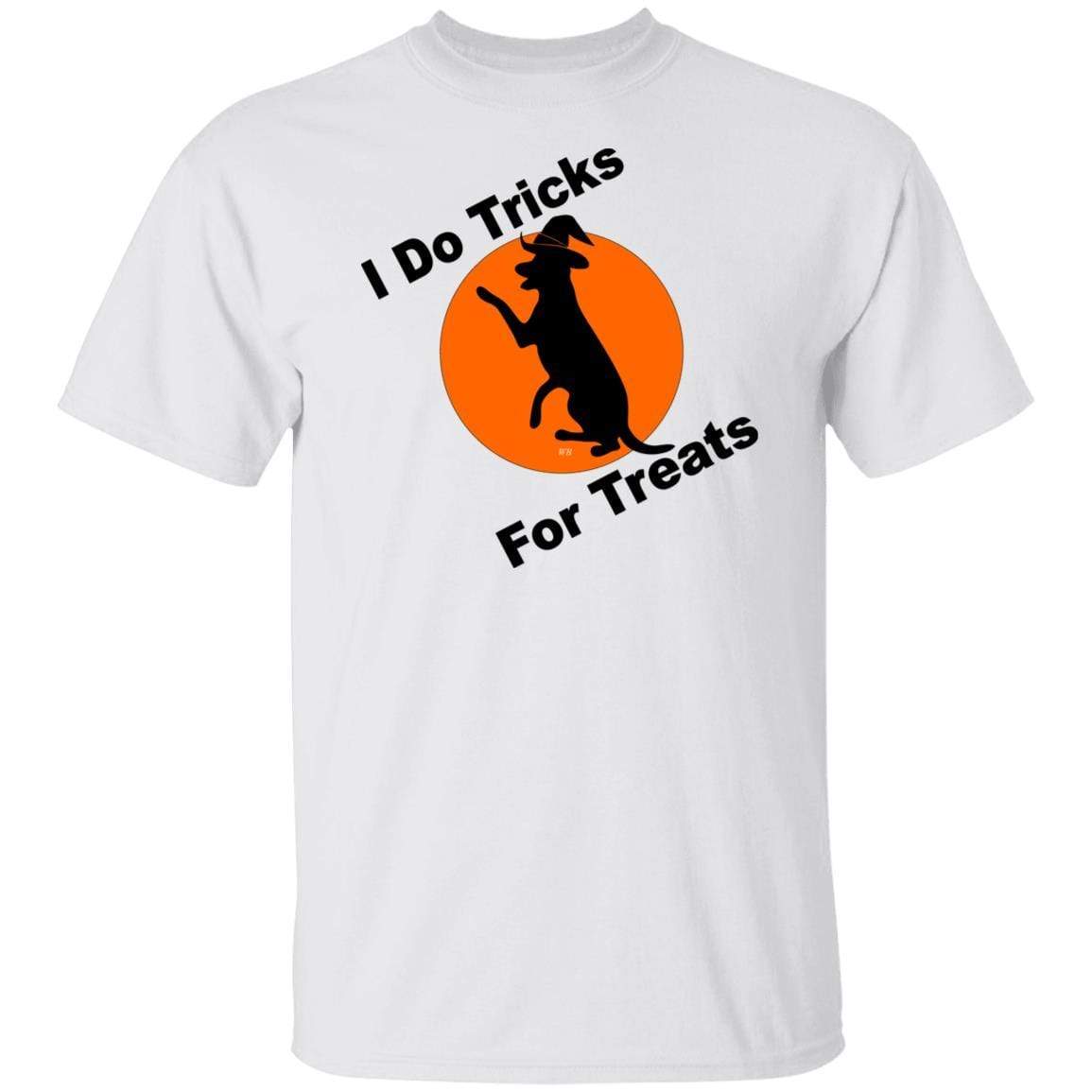 T-Shirts White / S WineyBitches.Co "I Do Tricks For Treats" Dog- Ultra Cotton T-Shirt WineyBitchesCo