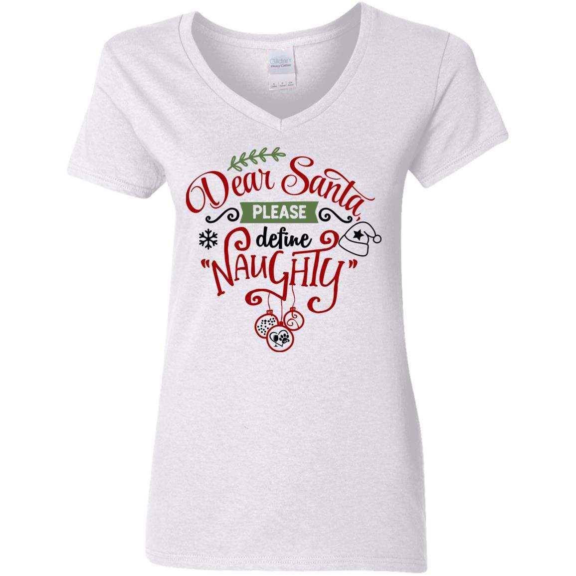 T-Shirts White / S WineyBitches.Co Ladies' 5.3 oz. V-Neck T-Shirt WineyBitchesCo