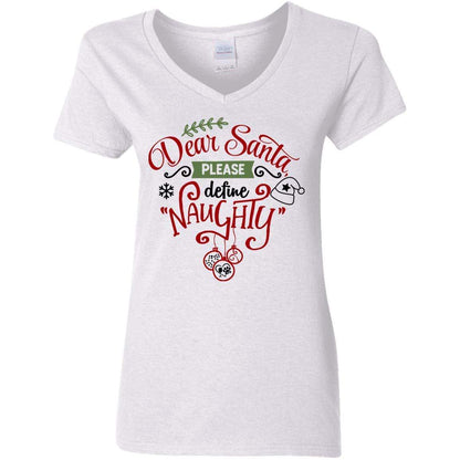 T-Shirts White / S WineyBitches.Co Ladies' 5.3 oz. V-Neck T-Shirt WineyBitchesCo