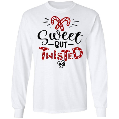 T-Shirts White / S WineyBitches.Co "Sweet But Twisted" LS Ultra Cotton T-Shirt WineyBitchesCo