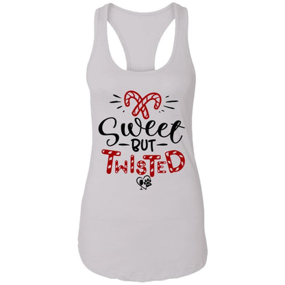 T-Shirts White / X-Small WineyBitches.Co "Sweet But Twisted" Ladies Ideal Racerback Tank WineyBitchesCo