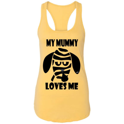 Tank Top Banana Cream / X-Small WineyBitches.Co "My Mummy Loves Me" Halloween Ladies Ideal Racerback Tank WineyBitchesCo