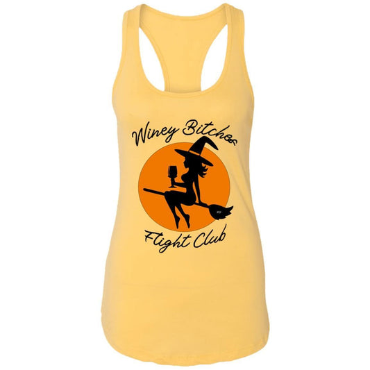 Tank Top Banana Cream / X-Small WineyBitches.Co "Winey Bitches Flight Club" Ladies Ideal Racerback Tank WineyBitchesCo