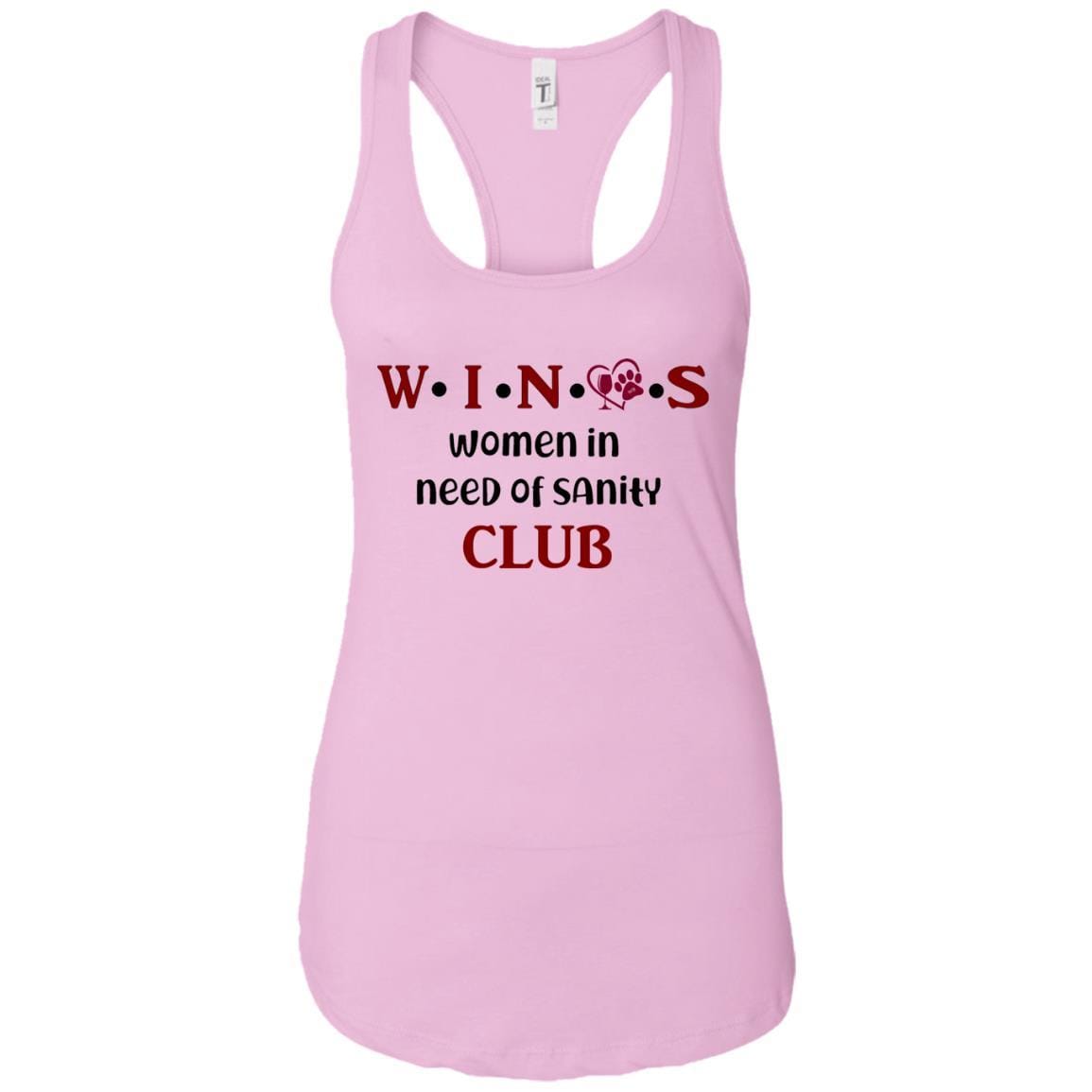 Tank Top Lilac / X-Small WineyBitches.Co WINOS Club Ladies Ideal Racerback Tank Top (Burg Lettering) WineyBitchesCo