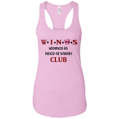 Tank Top Lilac / X-Small WineyBitches.Co WINOS Club Ladies Ideal Racerback Tank Top (Burg Lettering) WineyBitchesCo