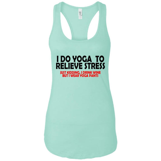 Tank Top Mint / X-Small Wine and Yoga Pants Next Level Ladies Ideal Racerback Tank WineyBitchesCo