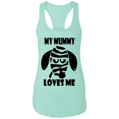 Tank Top Mint / X-Small WineyBitches.Co "My Mummy Loves Me" Halloween Ladies Ideal Racerback Tank WineyBitchesCo