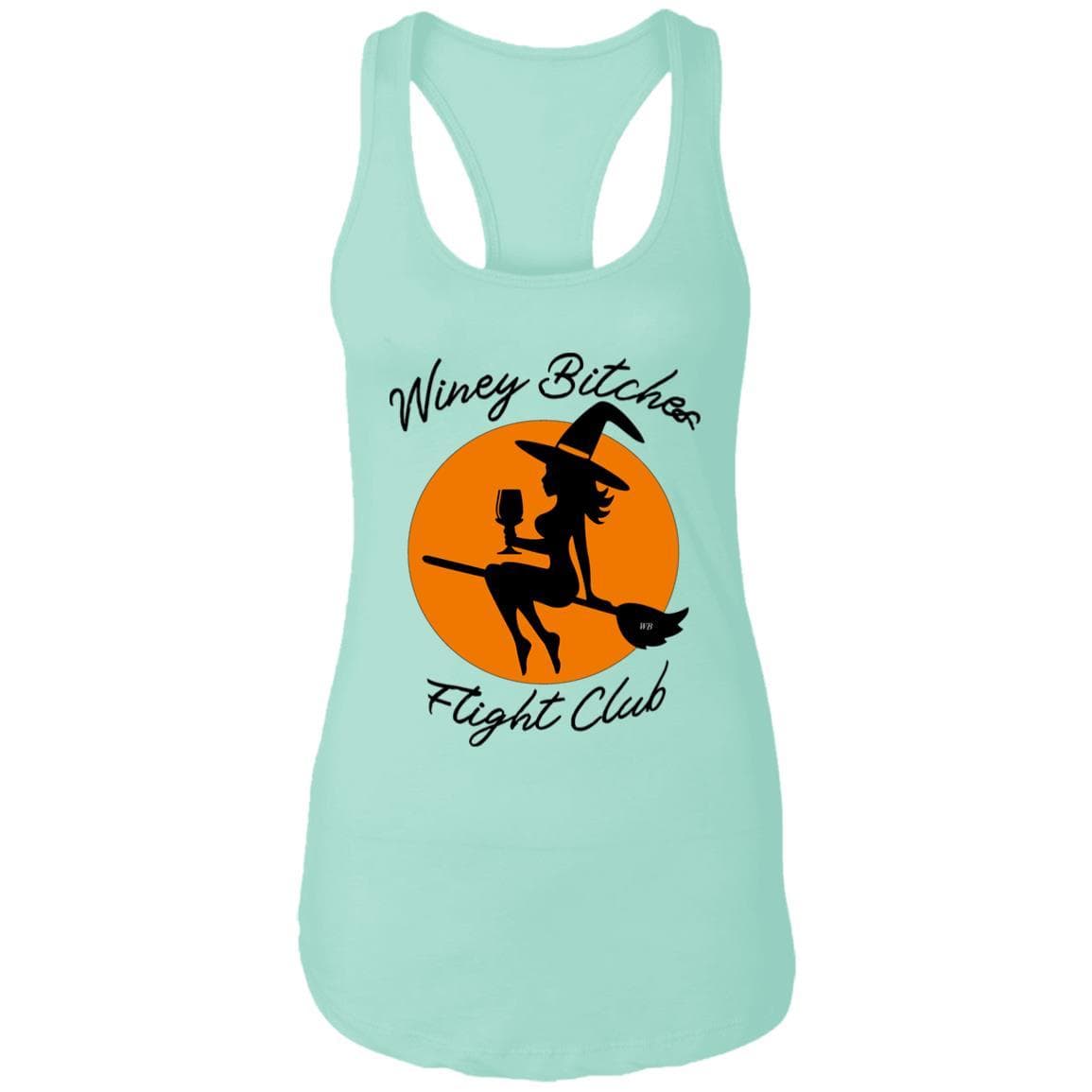 Tank Top Mint / X-Small WineyBitches.Co "Winey Bitches Flight Club" Ladies Ideal Racerback Tank WineyBitchesCo