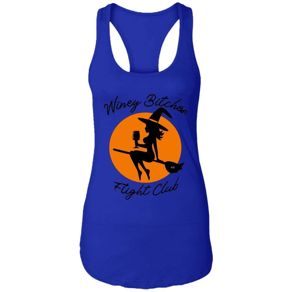 Tank Top Royal / X-Small WineyBitches.Co "Winey Bitches Flight Club" Ladies Ideal Racerback Tank WineyBitchesCo