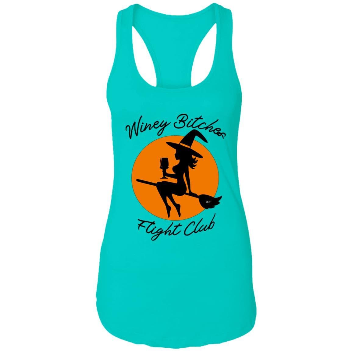 Tank Top Tahiti Blue / X-Small WineyBitches.Co "Winey Bitches Flight Club" Ladies Ideal Racerback Tank WineyBitchesCo
