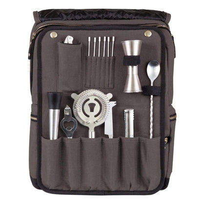 WineyBitches.co PORTABLE BAR-BACKPACK – GREY/BLACK - WineyBitches.Co - Winey Bitches