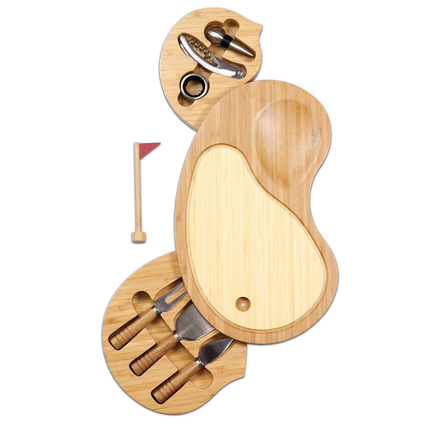 Winey Wood WineyBitches.co SAND TRAP CHEESE BOARD WineyBitchesCo